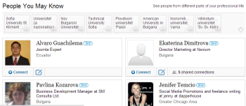 People you may know on LinkedIn