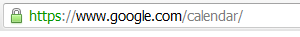 Google Calendar URL