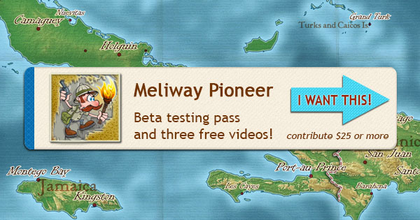 Meliway Pioneer - Indiegogo campaign - $25 perk