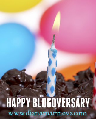 Happy Blogoversary to Diana Freelance and Marketing Blog
