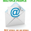 Sending email to multiple people - BCC email or email marketing tool