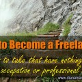 Steps to Become a Freelancer