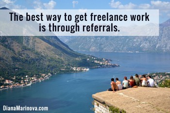 Get Freelance Work by Being Referable