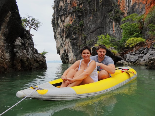 On the way to James Bond Island in Phuket